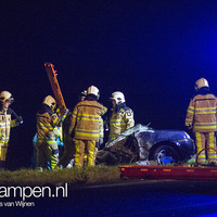 Zwaargewonde bij ernstig ongeval N50 Kampen