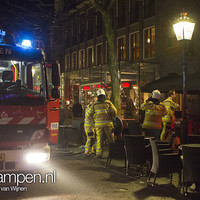 Brandweer druk na kleine brand in cafe Plantage Kampen