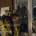 Brandweer snel in actie bij woningbrand