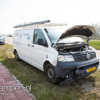 Schade bij ongeval Zwolseweg IJsselmuiden