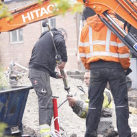 Gasleiding geraakt aan de Weidestraat in IJsselmuiden