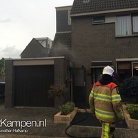 Brand in garage Waterkers Kampen