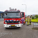 Kleine brand in vrachtwagen Tasveld IJsselmuiden