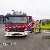 Kleine brand in vrachtwagen Tasveld IJsselmuiden