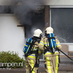Woning verwoest door brand De Leeuwstraat Kampen