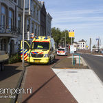 Aanrijding op de IJsselkade in Kampen