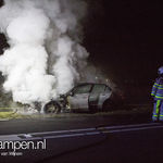 Autobrand Flevoweg Kampen snel onder controle