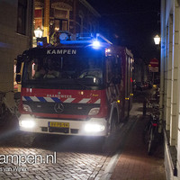 Schoorsteenbrand in de Boven Nieuwstraat Kampen