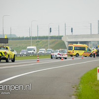N50 korte tijd dicht door ongeval bij Kampen-Zuid