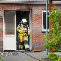 Schuurbrand bij woning aan de Boomgaard in Kampen